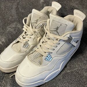 Nike Air Jordan 4 Retro Mid Pure Money Athletic Basketball Shoes Men’s  Size 12